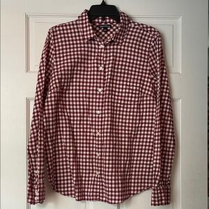 J. Crew Mercantile Long Sleeve Checkered Button-Down Flannel Shirt